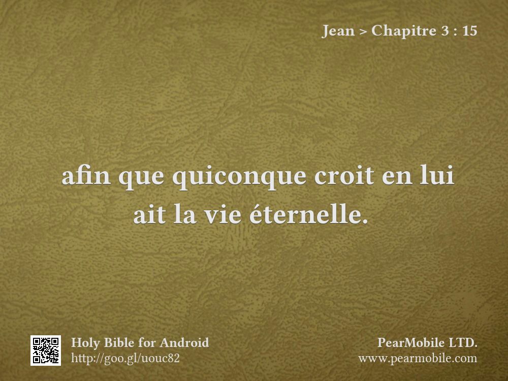 Jean, Chapitre 3:15